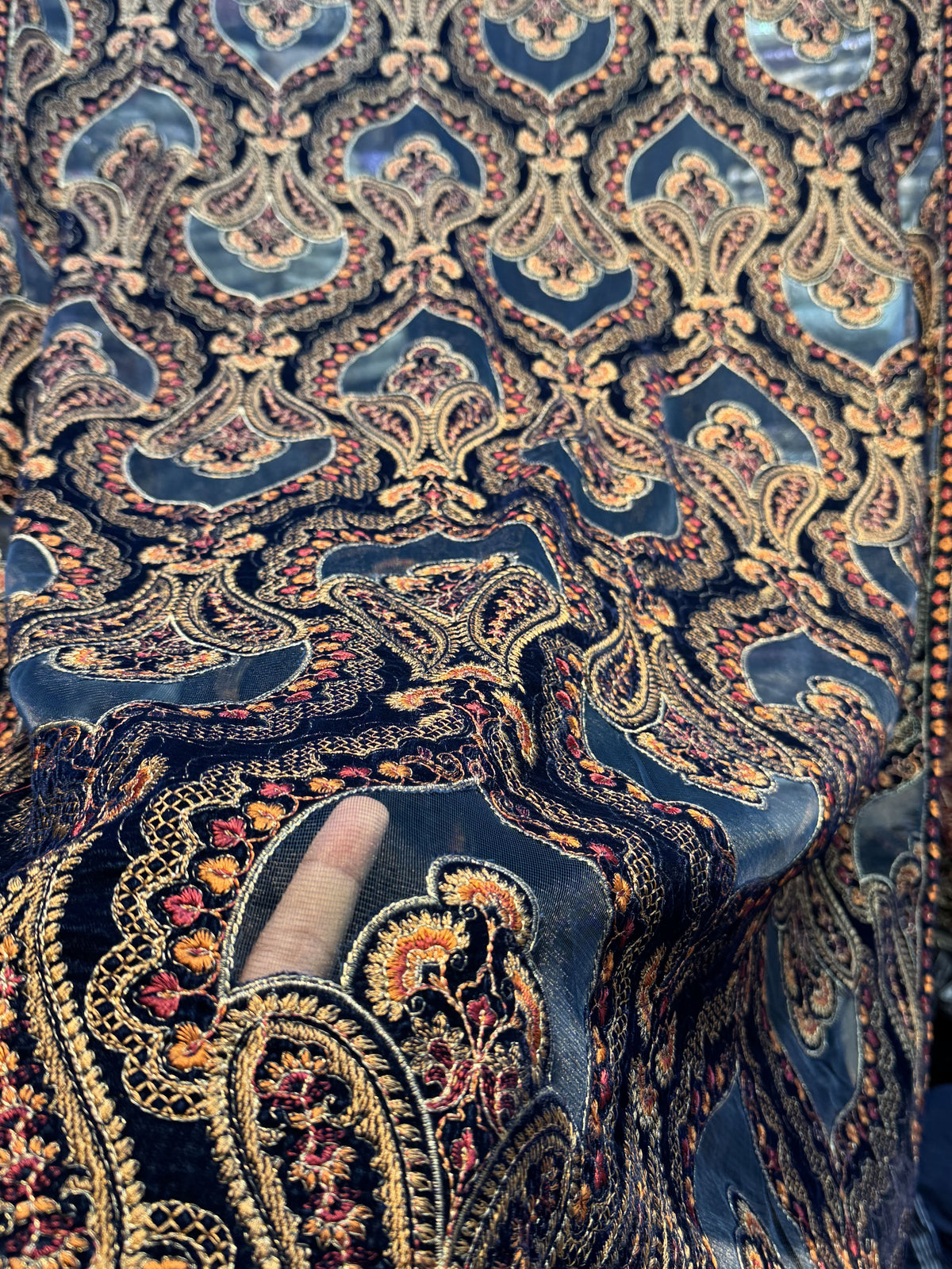 Micro velvet zinc blue